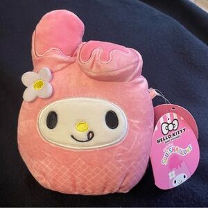 Sanrio Squishmallow My Melody, NWT, approximately 7” in height (including ear)